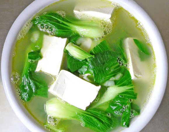 青菜豆腐湯​做法