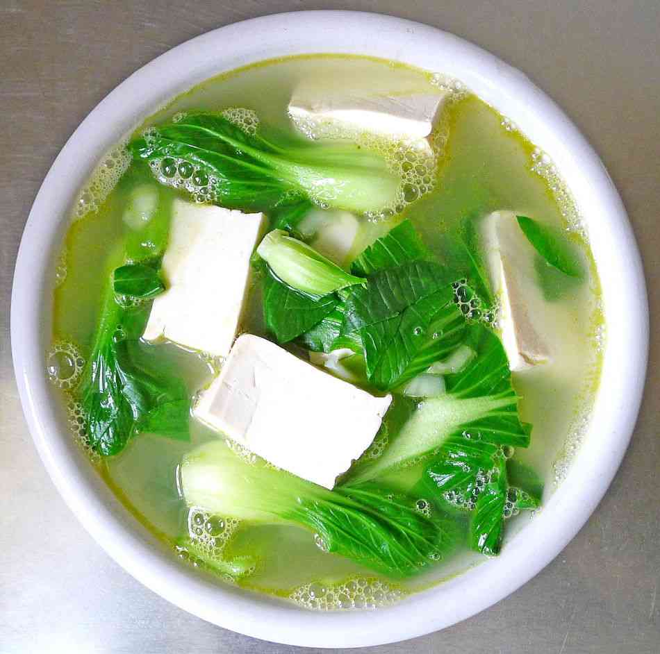 青菜豆腐湯​功效